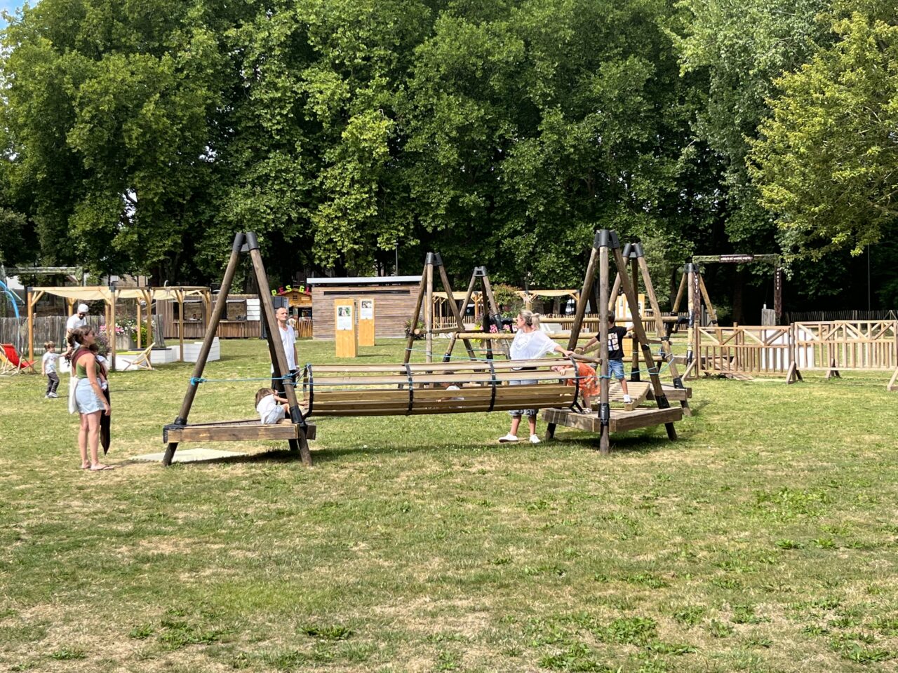 parcours de grimpe pour enfants