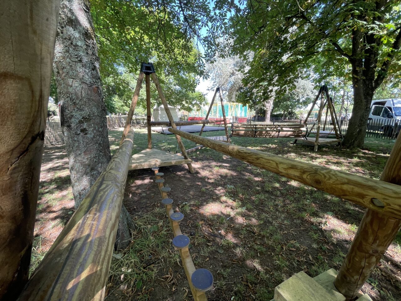 parcours aventure en bois pour enfants