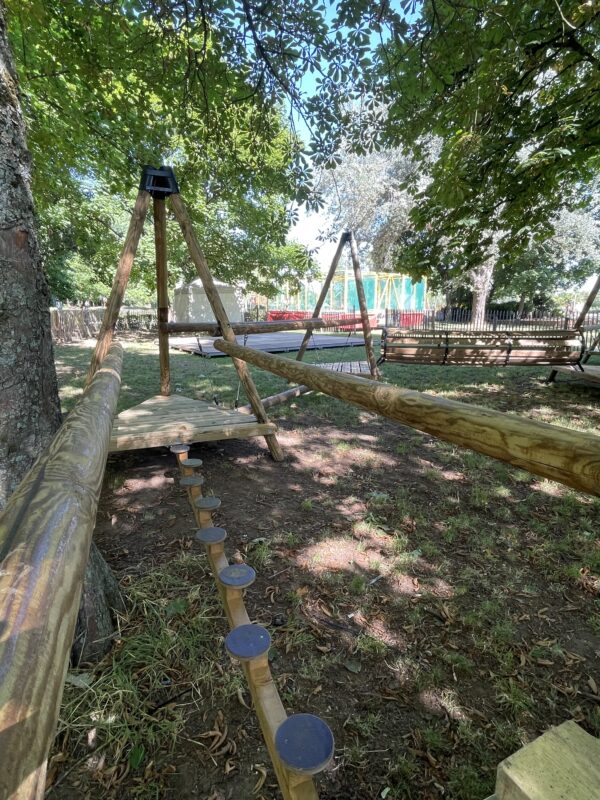 parcours aventure en bois pour enfants